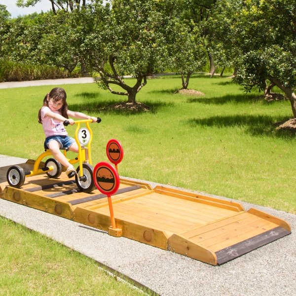 Outdoor Trike Obstacle Course